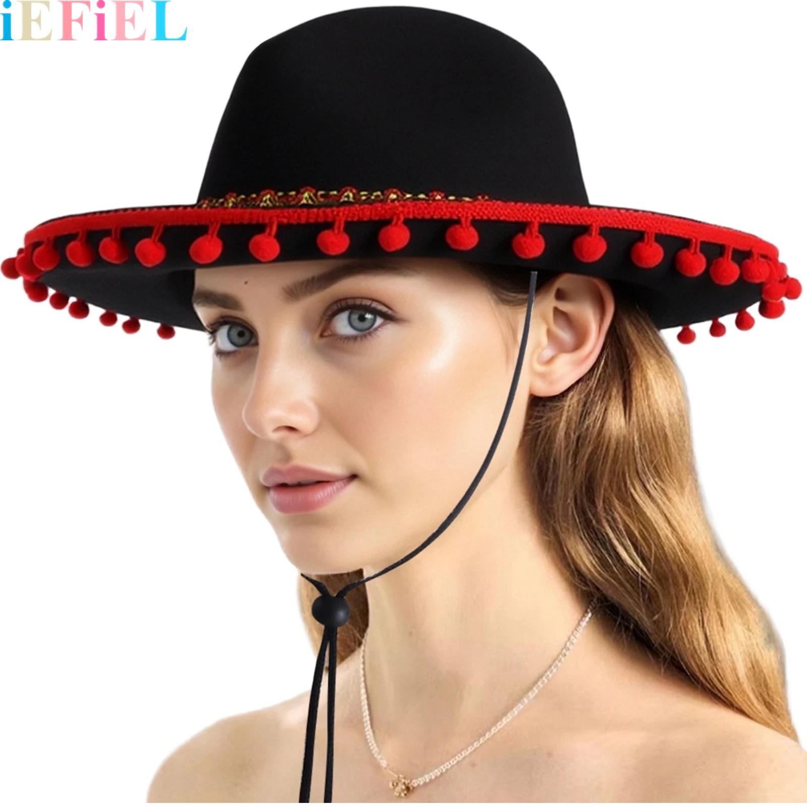 Sun Hat Wide Brim - Carnival Party Mexican Hat Wide Brim