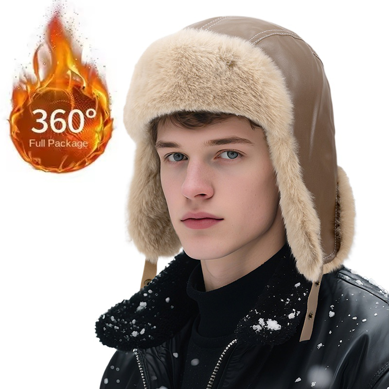 Winter Trapper Hat - Winter Thick Warm Russian Ushanka Hat