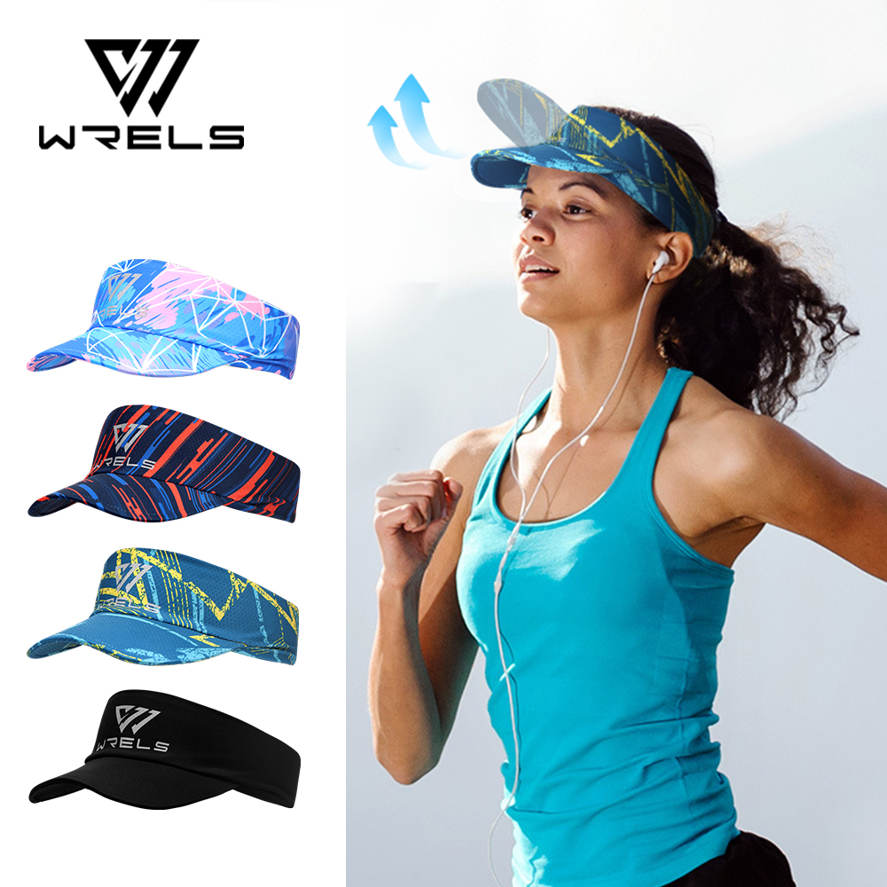 Running Cap Lightweight - WRELS Cooling Stretchy Visor Men Mesh