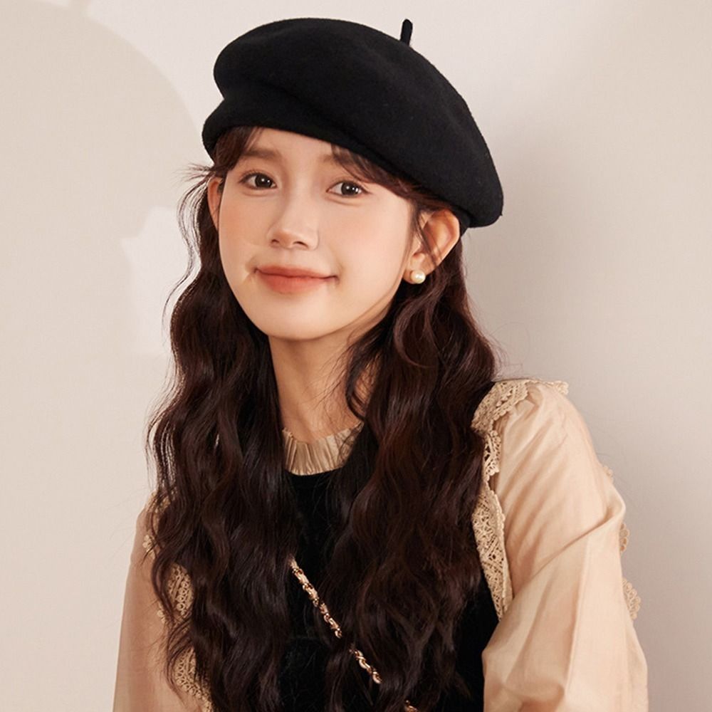 Fashion Warm Winter Wool Beret - Beret French Wool のレビューと価格