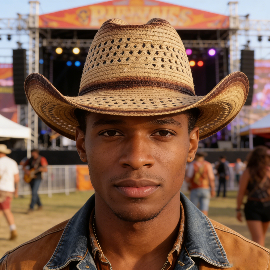 1PC Straw Western Cowboy Hat H - Cowboy Hat Straw のレビューと価格
