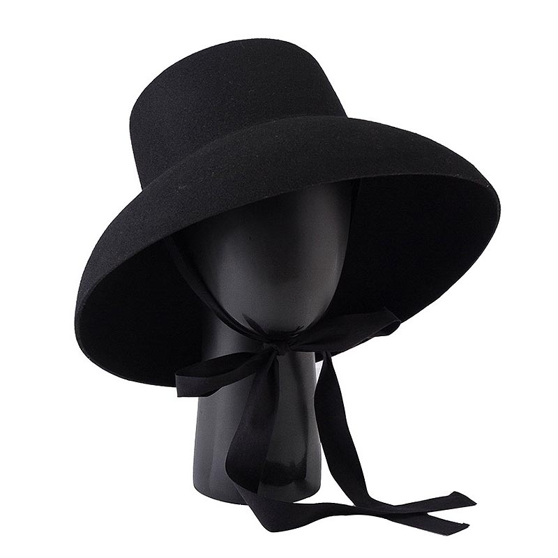 Retro Style Pure Wool Hat Wide - Fedora Hat Wool のレビューと価格