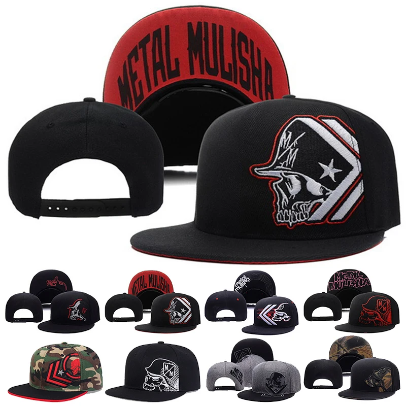 Unisex Skeleton Embroidery Bas - Snapback Hat Flat のレビューと価格