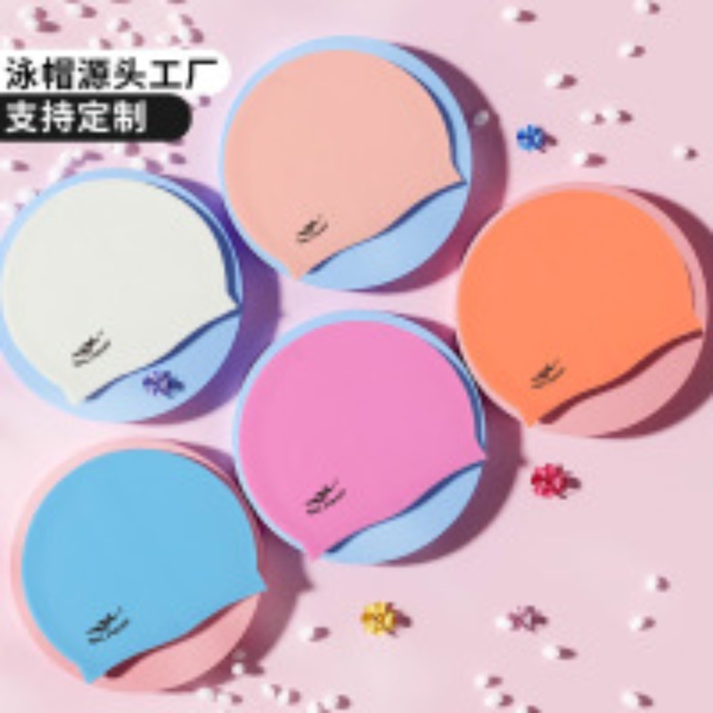 Cute Dinosaur Print Kids Swim  - Swim Hat Silicone のレビューと価格