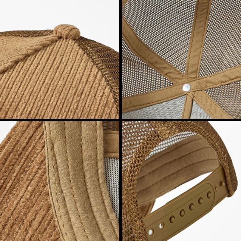 Corduroy Mesh Sport Cap Custom - Corduroy Cap 5 Panel のレビューと価格
