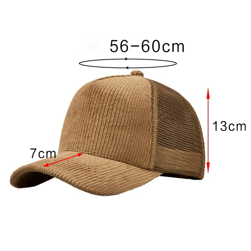 Corduroy Mesh Sport Cap Custom - Corduroy Cap 5 Panel のレビューと価格