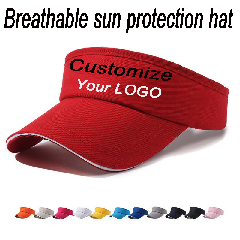 Custom Logo Empty Top Sun Viso - Visor Sun Hat のレビューと価格