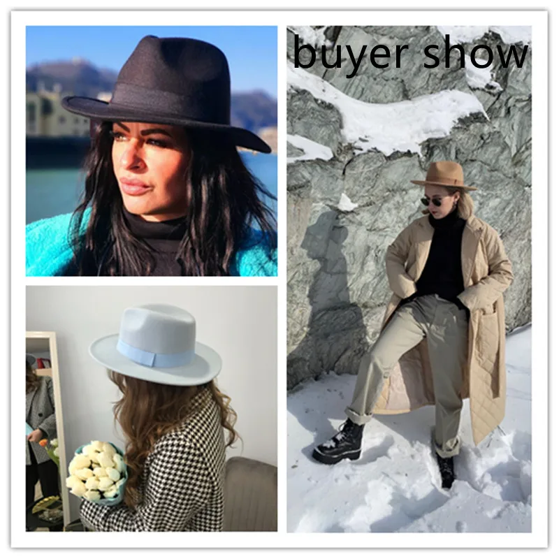 Fedora Hat Women Winter Hats f - Fedora Hat Wool のレビューと価格