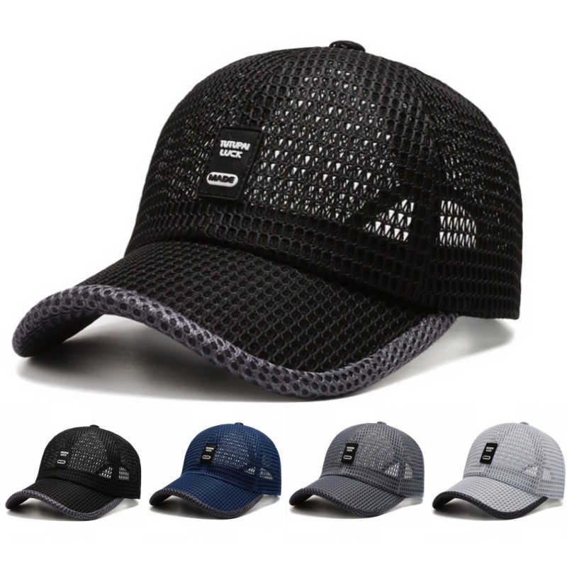 Men Women Summer Full Mesh Qui - Trucker Cap Mesh のレビューと価格
