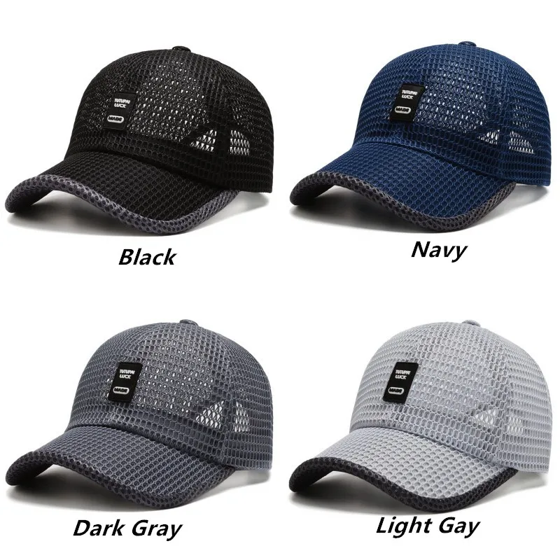 Men Women Summer Full Mesh Qui - Trucker Cap Mesh のレビューと価格