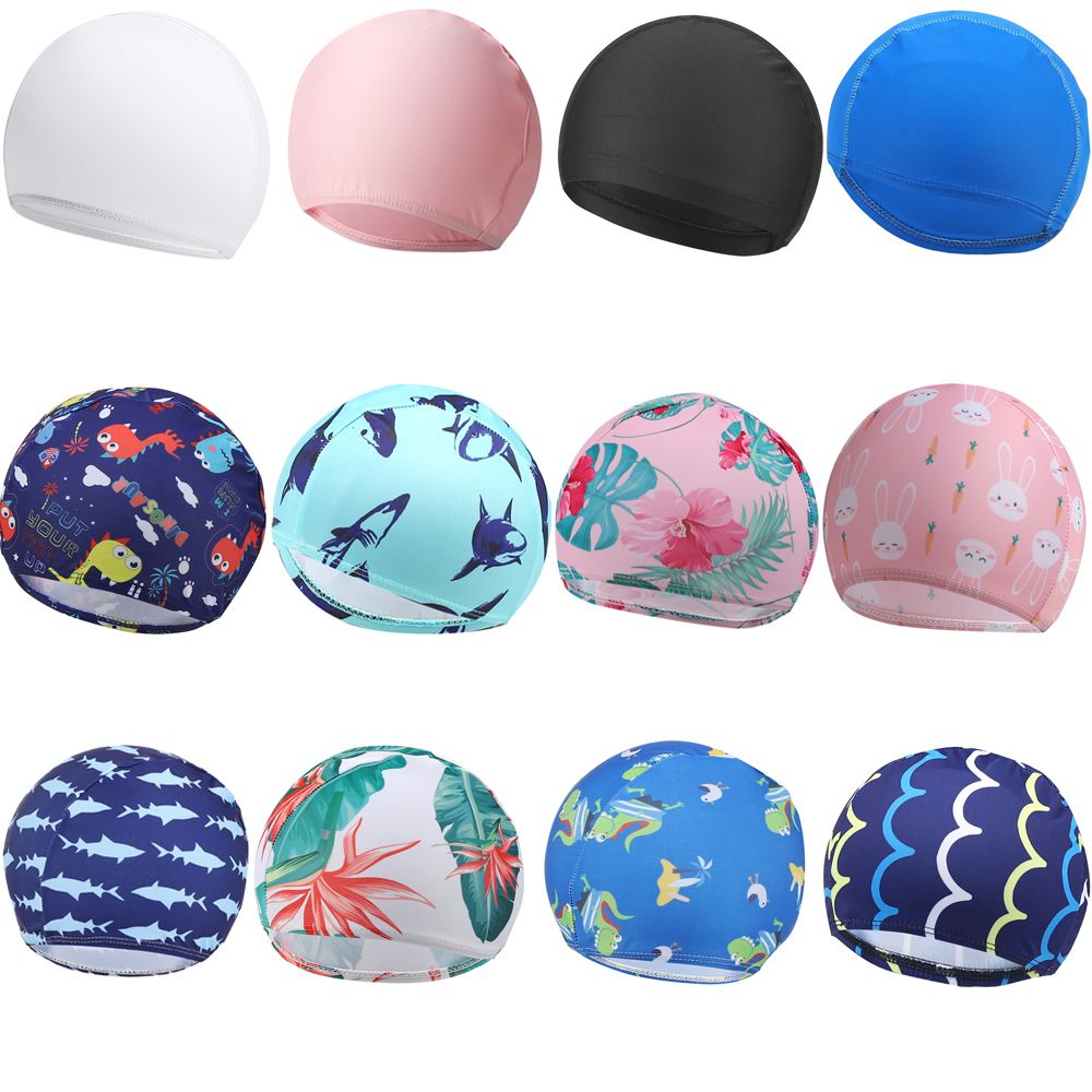 Cartoon  Children Boys Girls H - Swim Hat Silicone のレビューと価格