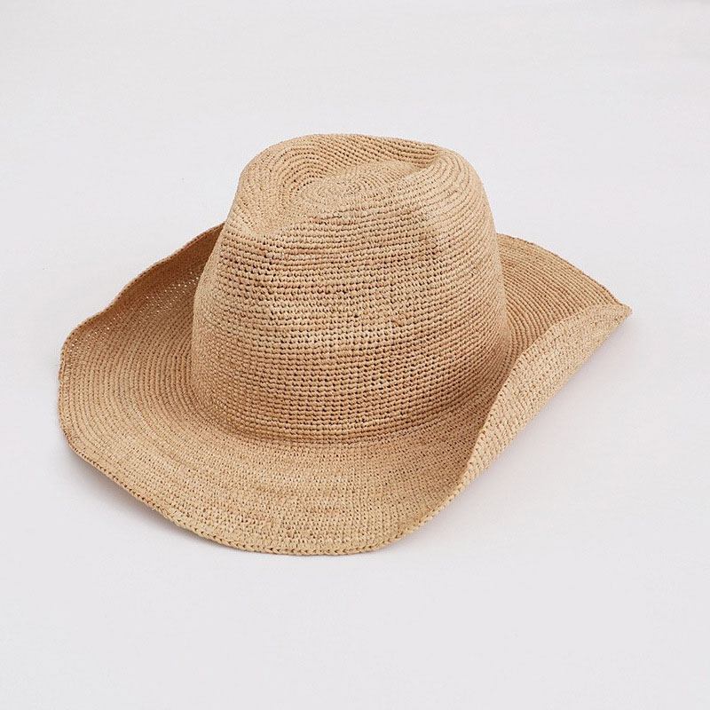 Natural Raffia Straw Hat For W - Cowboy Hat Straw のレビューと価格