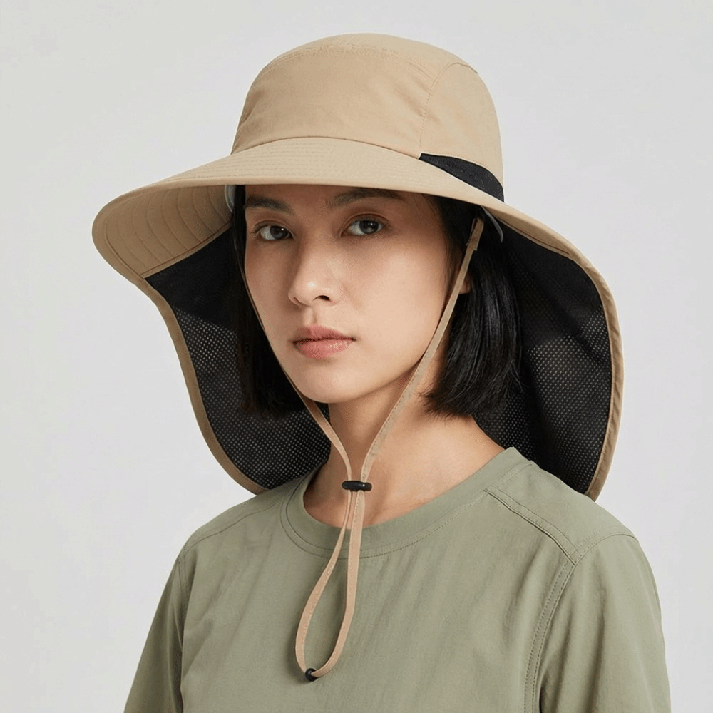 Fashion Wide Brim Outdoor Sun  - Bucket Hat Cotton のレビューと価格