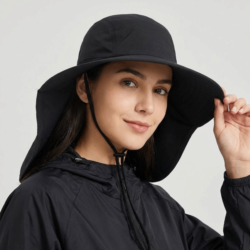 Fashion Wide Brim Outdoor Sun  - Bucket Hat Cotton のレビューと価格