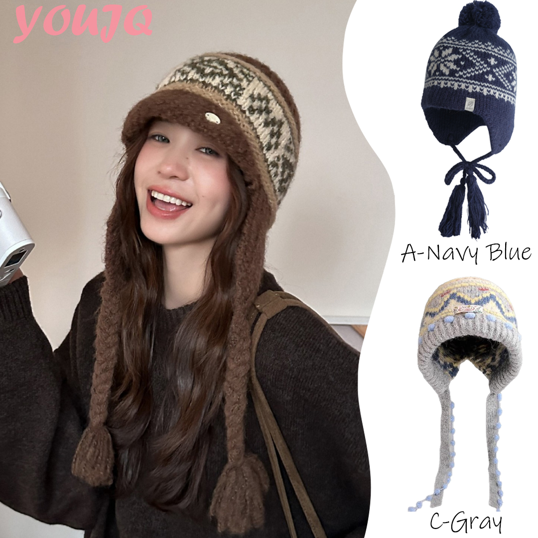 Winter Fair Isle Vintage Trapp - Trapper Hat Ear Flap のレビューと価格