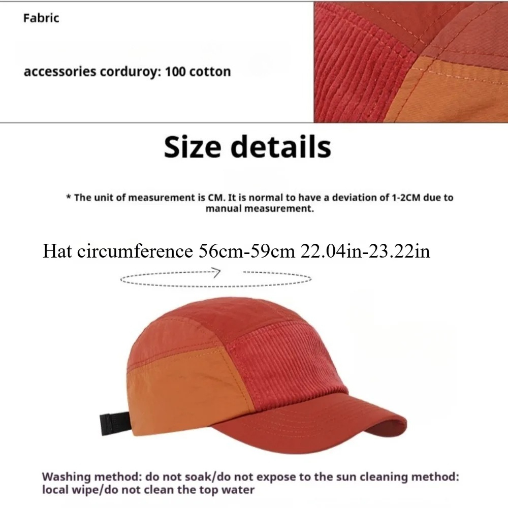 5 Panel Street Style Workwear  - Corduroy Cap 5 Panel のレビューと価格