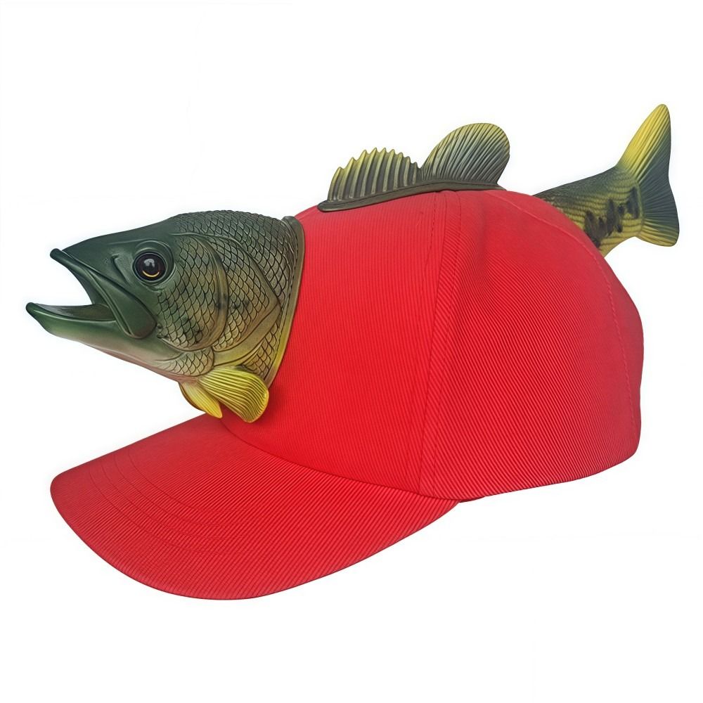 Funny 3D Fish Animal Trucker H - Trucker Cap Mesh のレビューと価格