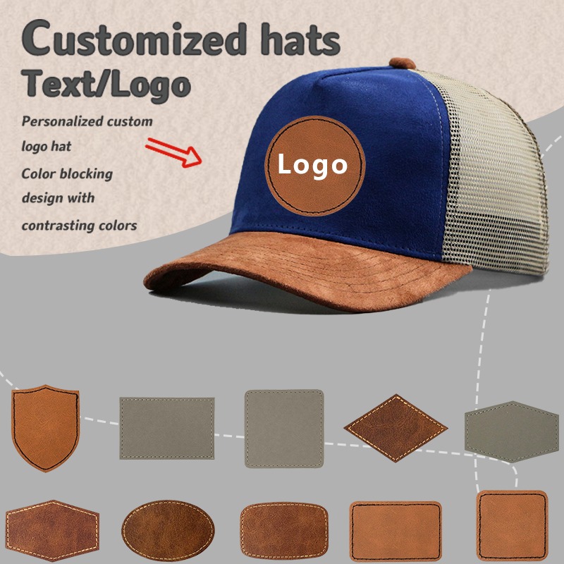 Leather Label Custom Logo Five - Baseball Cap Structured のレビューと価格