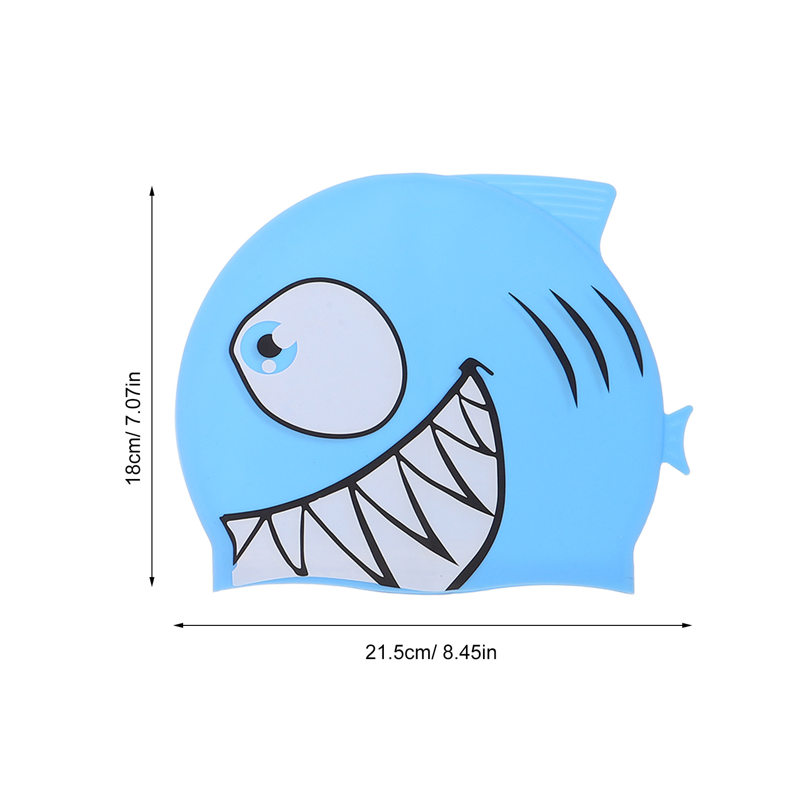 2Pcs Kids Fish Pattern Silicon - Swim Hat Silicone のレビューと価格