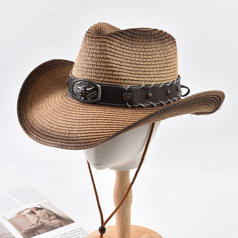Summer Western Cowboy Straw Ha - Cowboy Hat Straw のレビューと価格