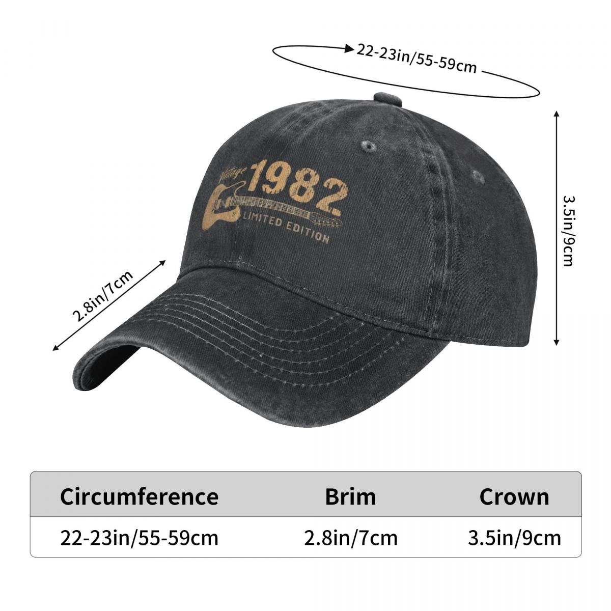 Washed Men's Baseball Cap Guit - Golf Cap Dad のレビューと価格