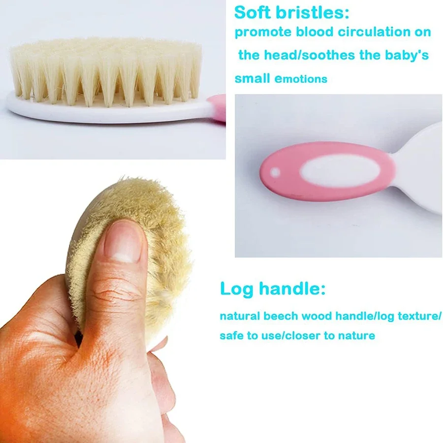 Baby Hair Brush Set for Newbor - Swim Hat Silicone のレビューと価格