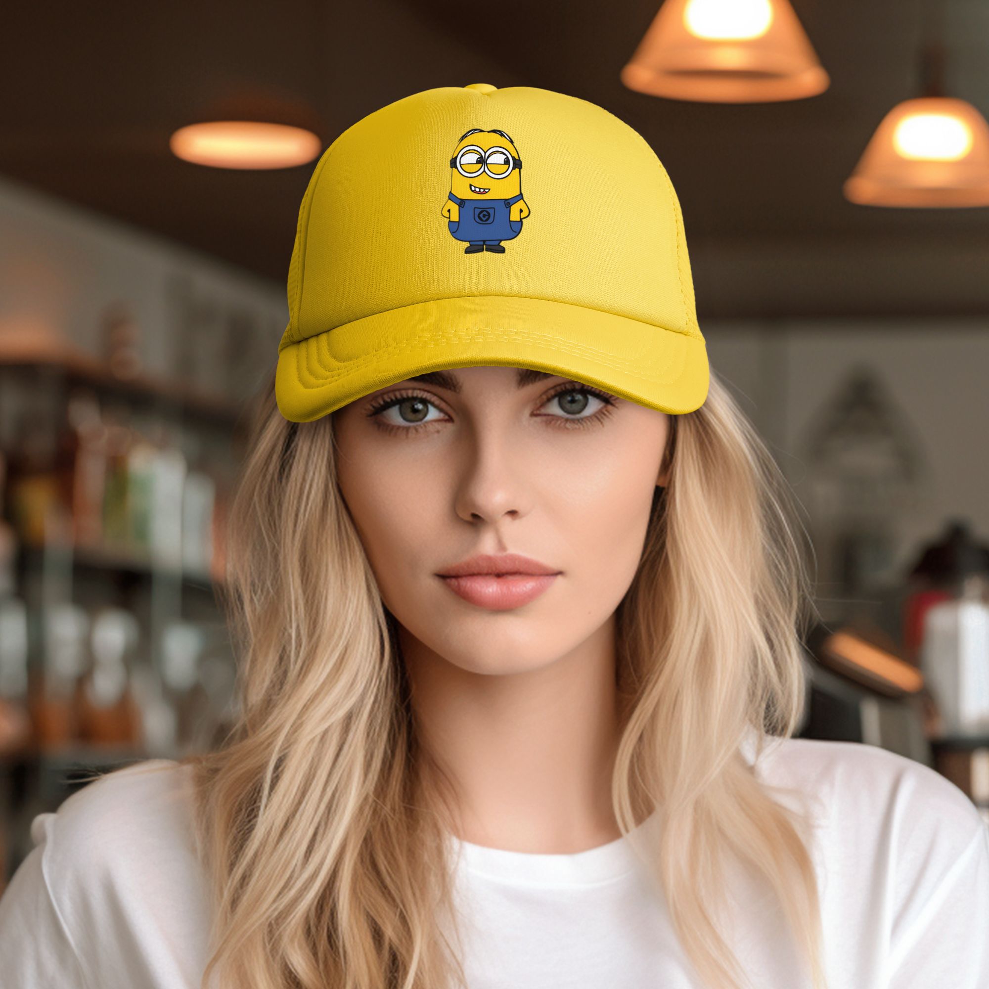Cooling Breathable Minions Cha - Trucker Cap Mesh のレビューと価格