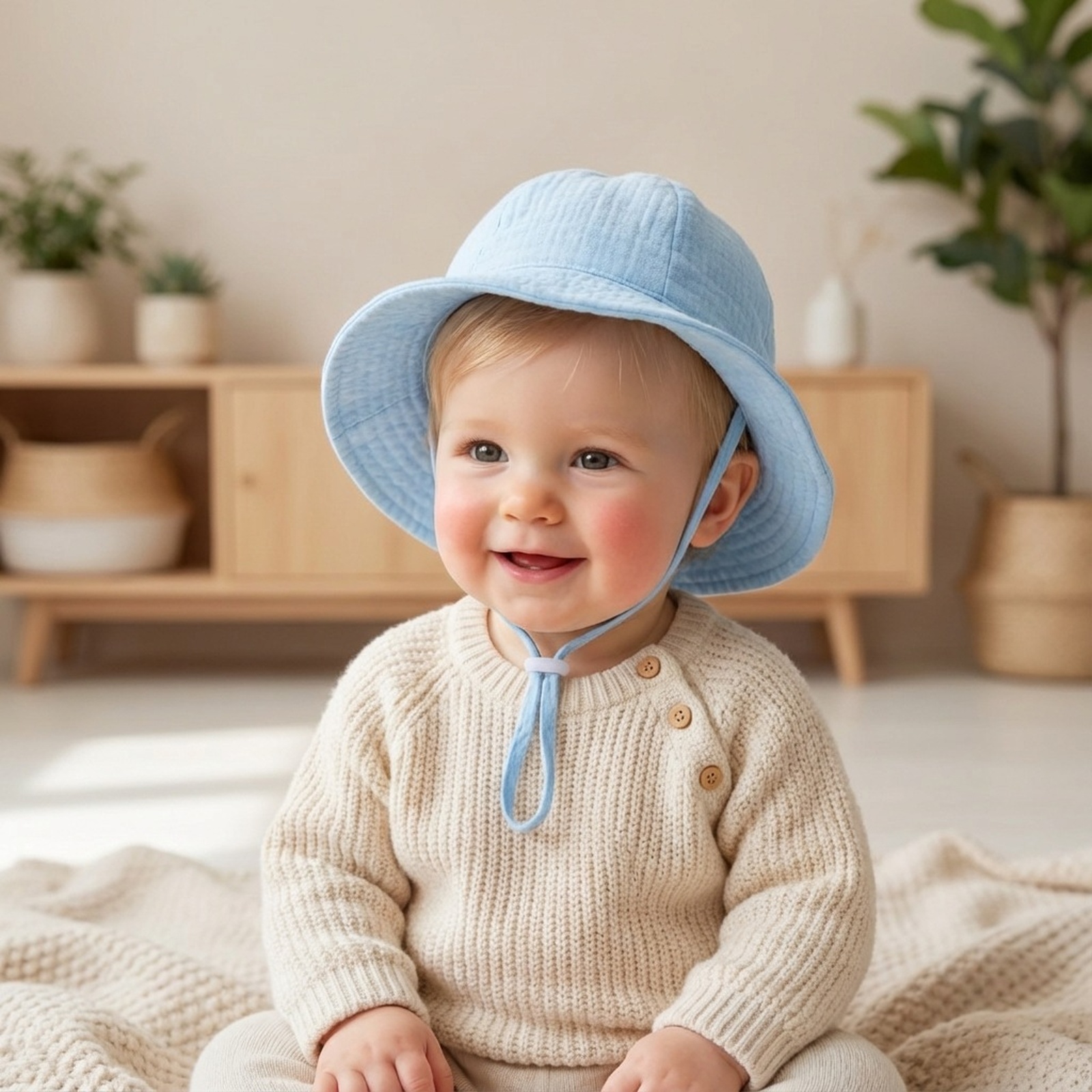 Kids' Baby Solid Color Soft Fo - Visor Sun Hat のレビューと価格