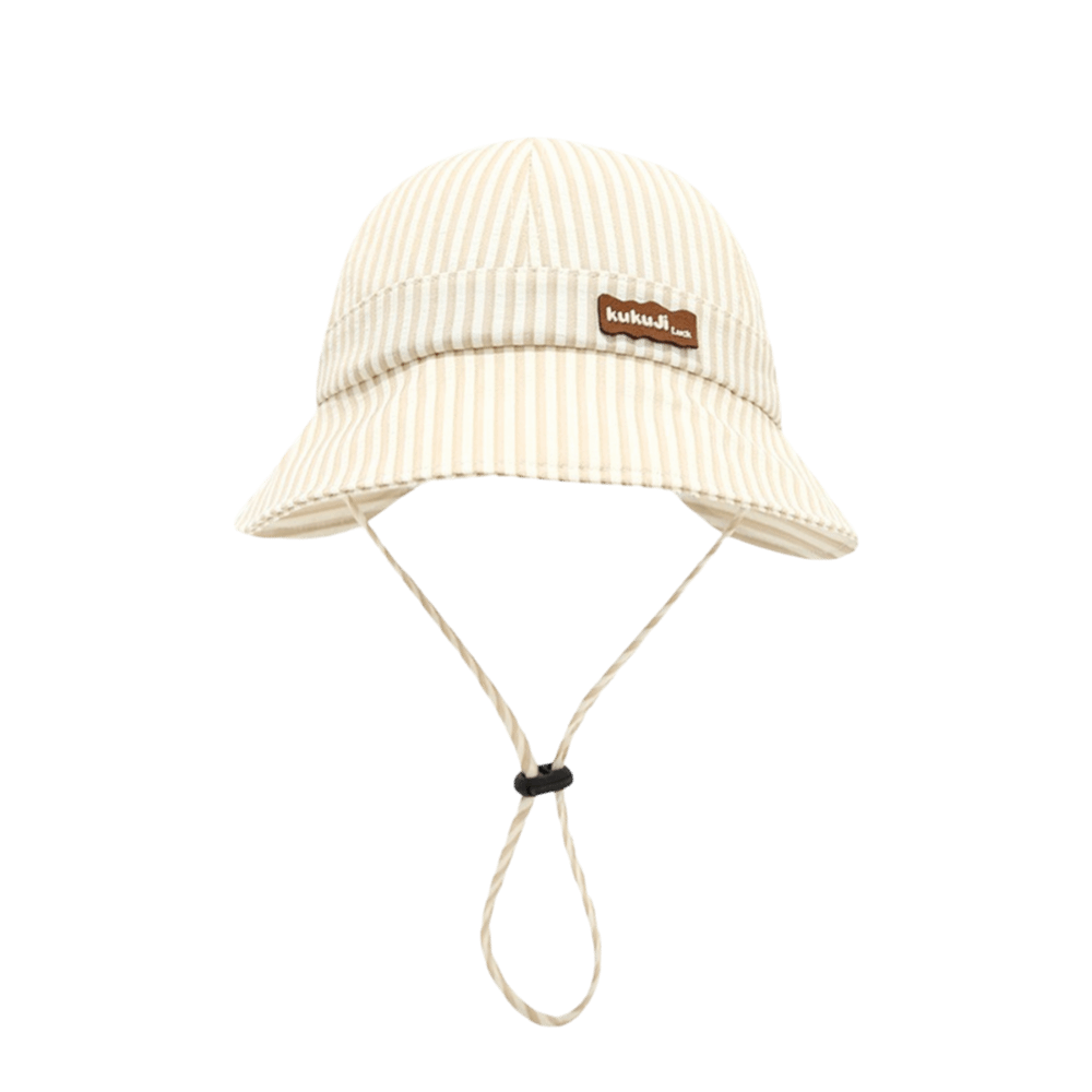 New Striped Baby Bucket Hat Ad - Bucket Hat Cotton のレビューと価格