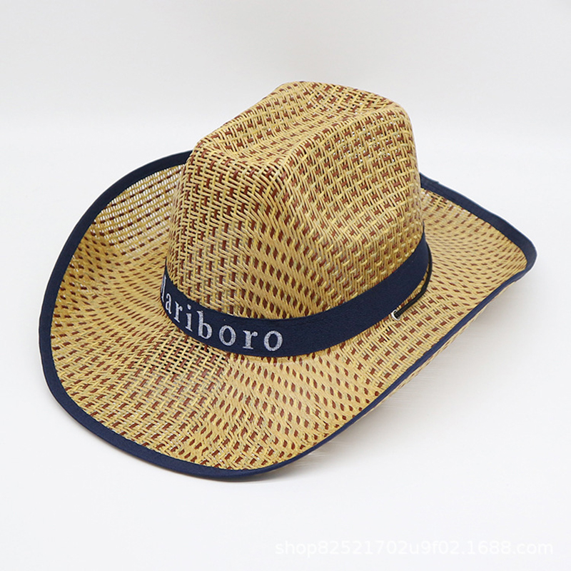 Men Retro Western Cowboy Summe - Cowboy Hat Straw のレビューと価格