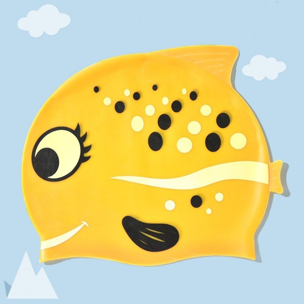 Cute Elastic Children's Swimmi - Swim Hat Silicone のレビューと価格