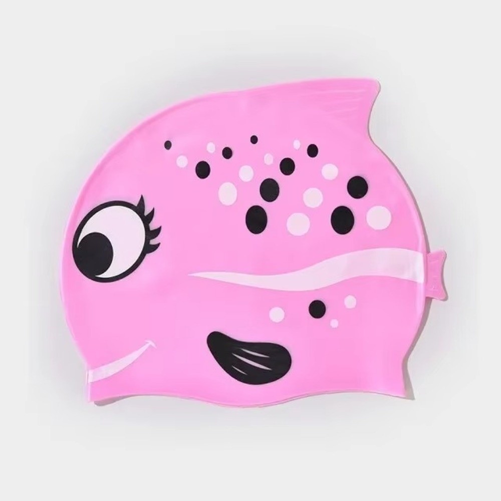 Cute Elastic Children's Swimmi - Swim Hat Silicone のレビューと価格