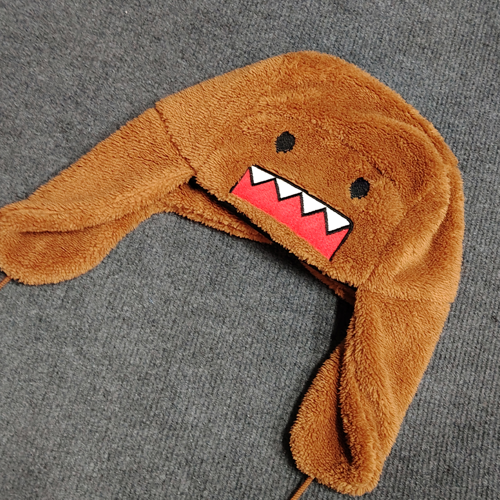Cartoon Monster Faux Fur Trapp - Trapper Hat Ear Flap のレビューと価格