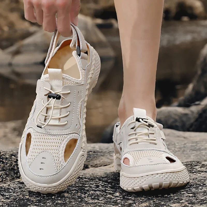 Sandals Men Tide 2025 Summer N - Snapback Hat Flat のレビューと価格