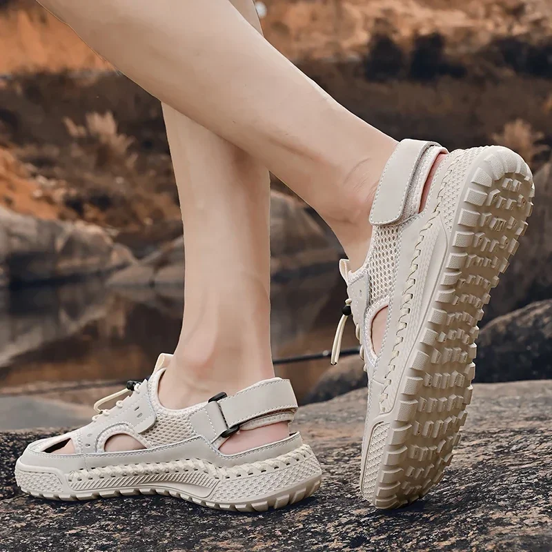 Sandals Men Tide 2025 Summer N - Snapback Hat Flat のレビューと価格