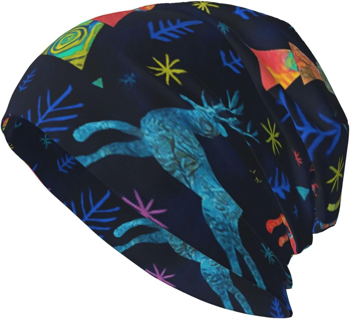 Colorful Candy Knitted Hats Cu - Beanie Cuffed Knit のレビューと価格