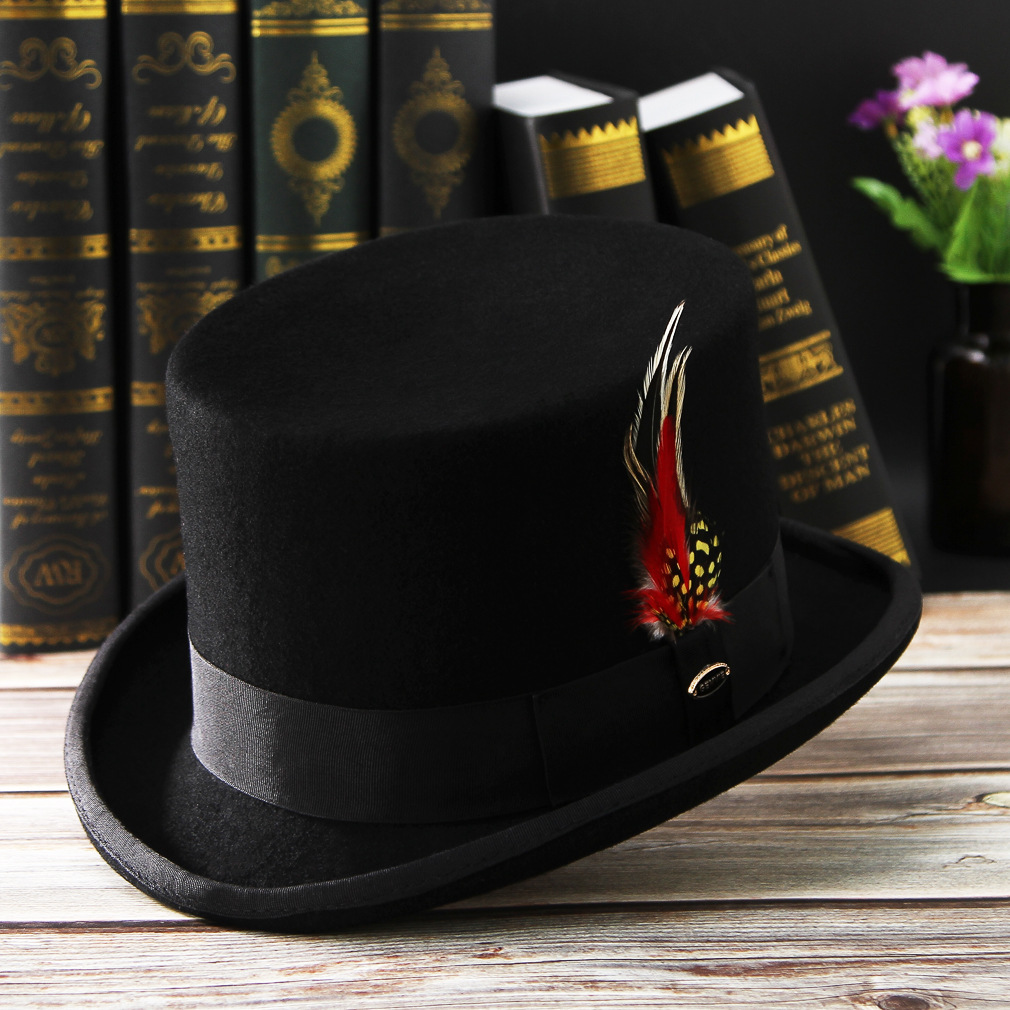New Men Hat 100% Wool Fedora H - Fedora Hat Wool のレビューと価格
