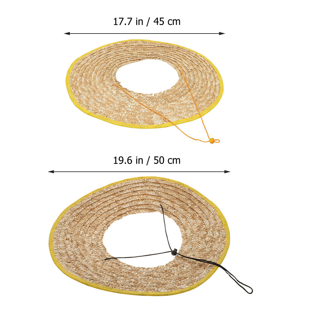 2Pcs Hard Hat Shade Straw Sun  - Sun Hat Wide Brim のレビューと価格