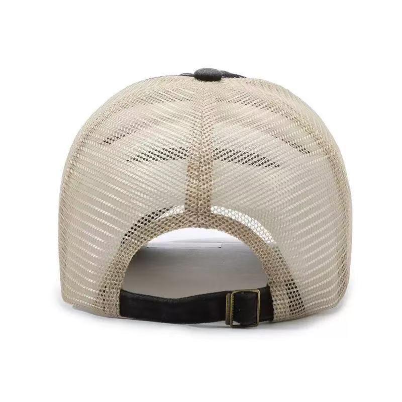 Custom Logo Washed Mesh Cap Br - Visor Sun Hat のレビューと価格