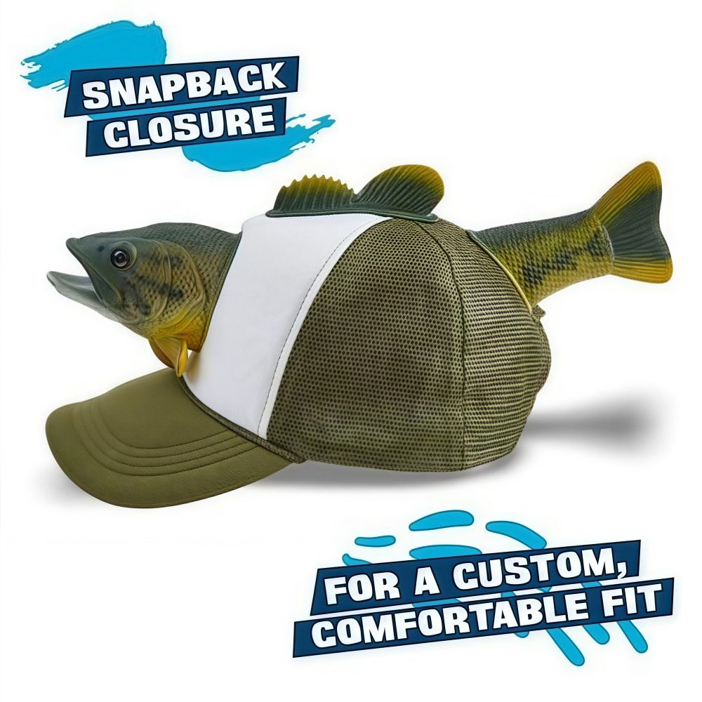 Funny 3D Fish Animal Trucker H - Trucker Cap Mesh のレビューと価格