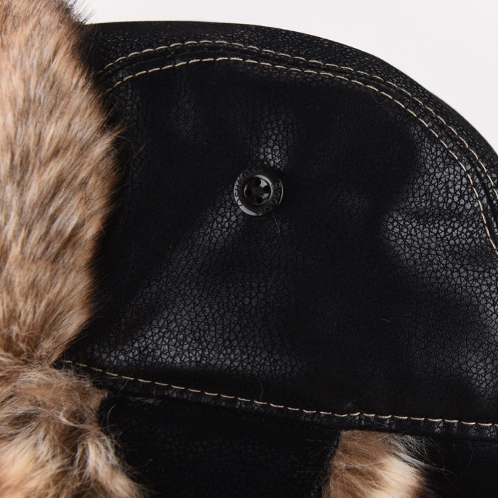 New Leather Winter Trapper Hat - Trapper Hat Ear Flap のレビューと価格