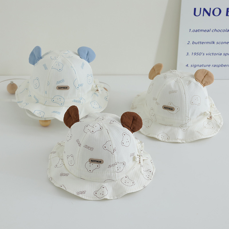 Cartoon Baby Fisherman Hat Cut - Bucket Hat Cotton のレビューと価格