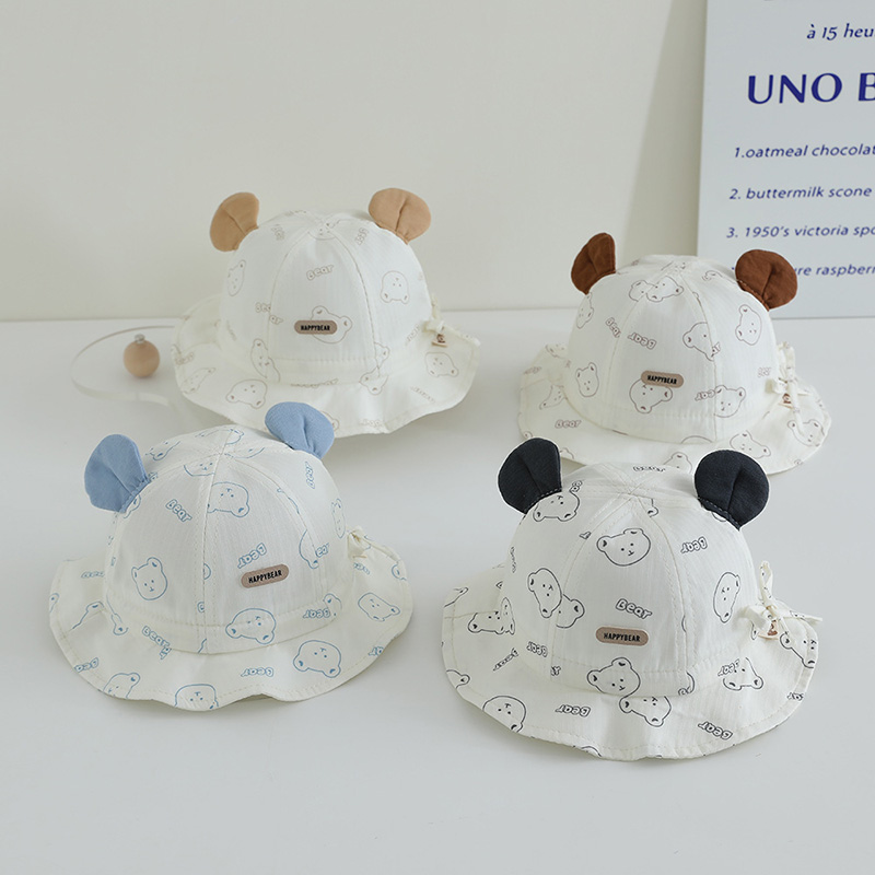 Cartoon Baby Fisherman Hat Cut - Bucket Hat Cotton のレビューと価格