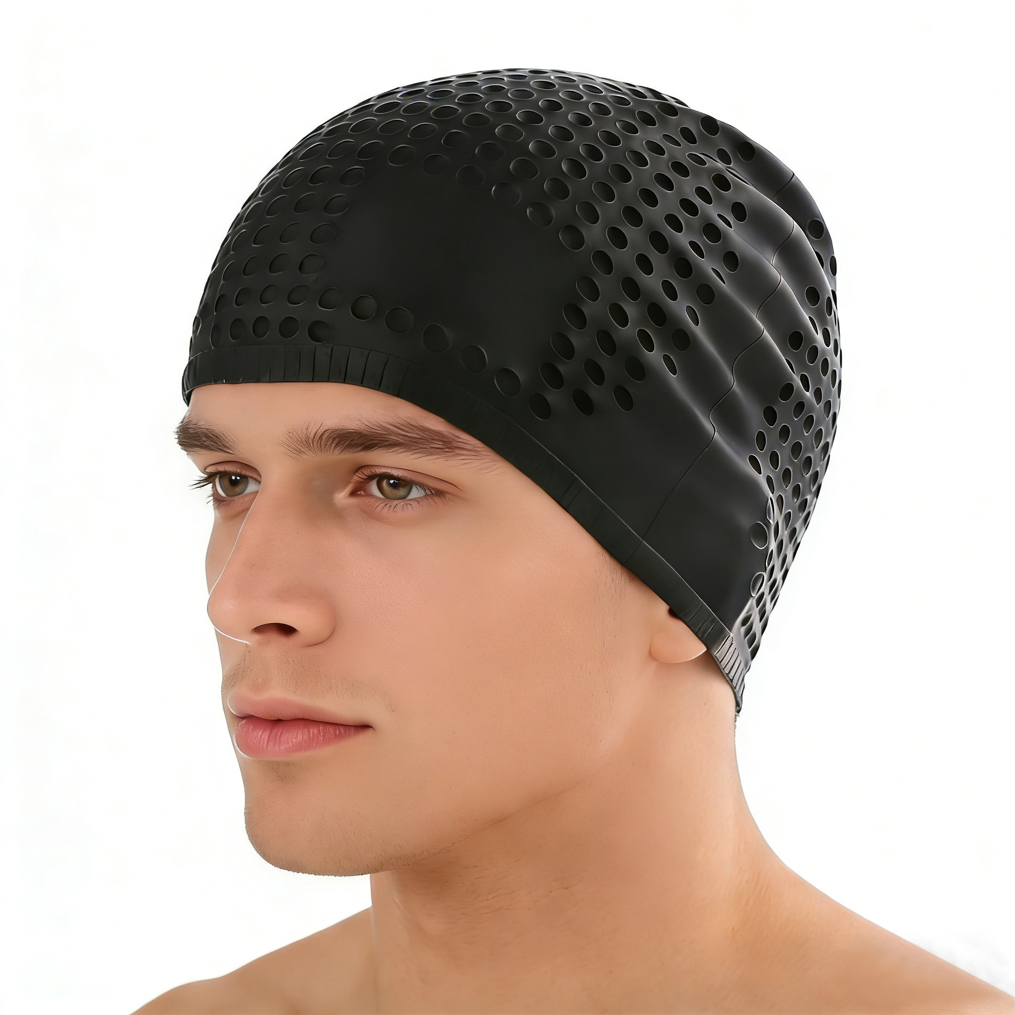 Silicone Swimming Cap Large Ba - Swim Hat Silicone のレビューと価格