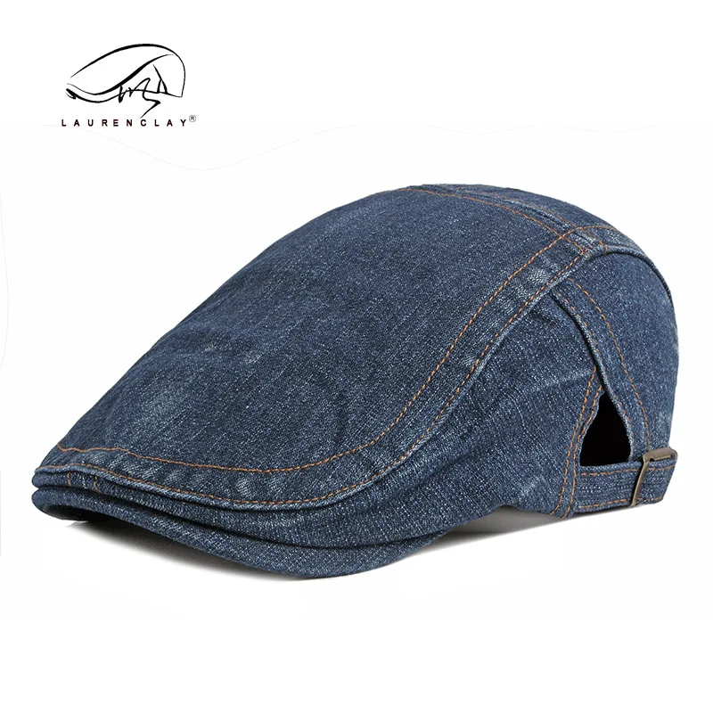 Denim Newsboy Hats Adjustable  - Newsboy Cap Ivy のレビューと価格