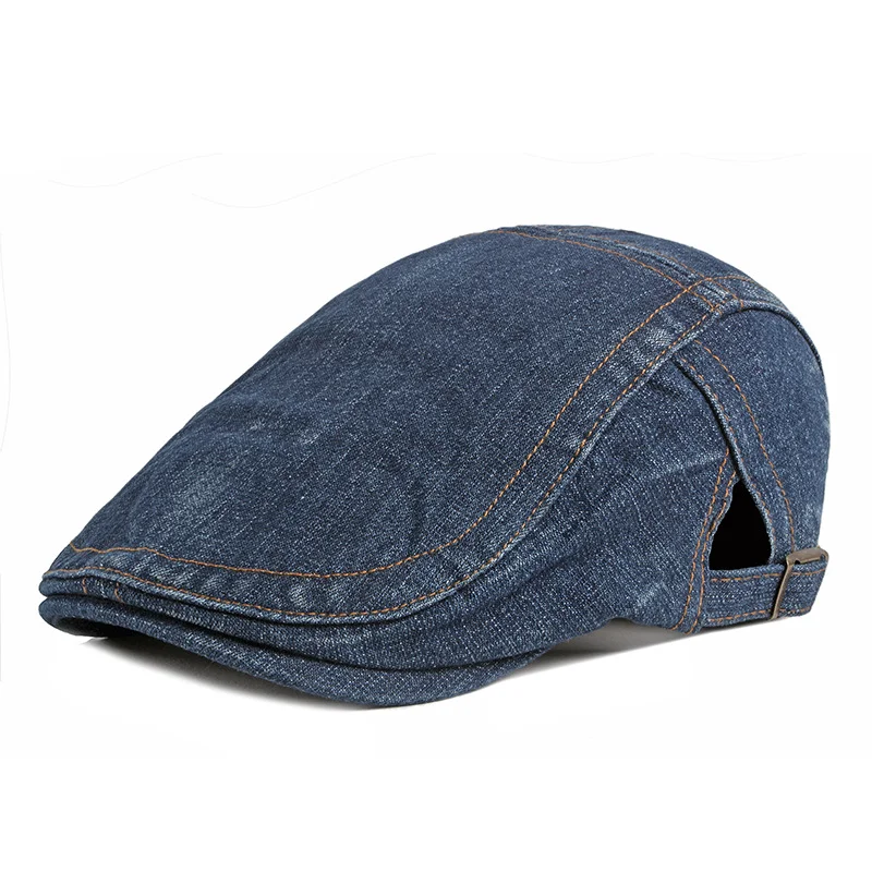 Denim Newsboy Hats Adjustable  - Newsboy Cap Ivy のレビューと価格
