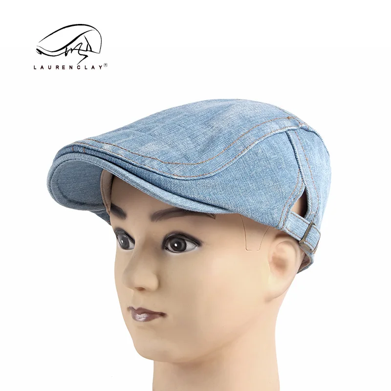 Denim Newsboy Hats Adjustable  - Newsboy Cap Ivy のレビューと価格