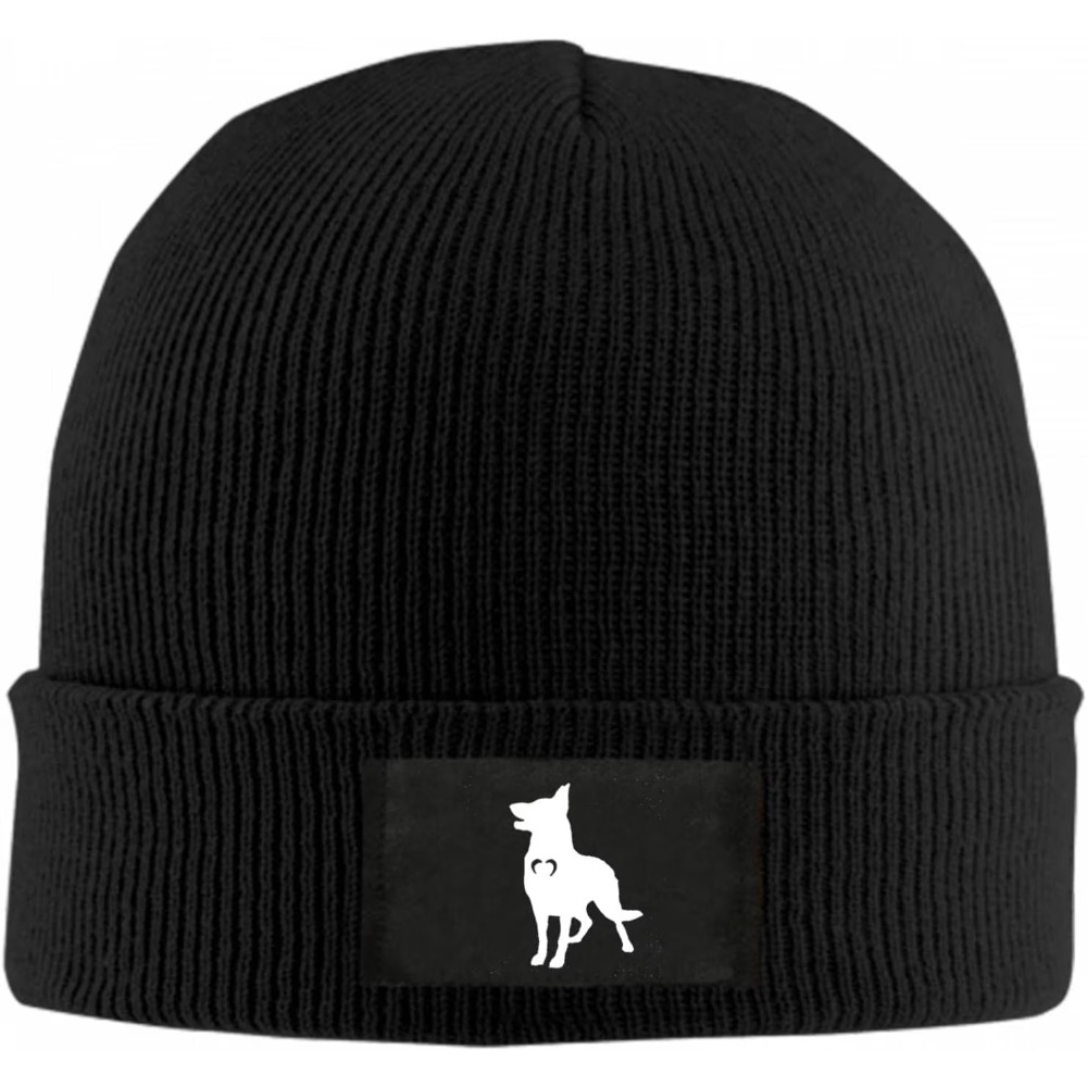 German Shepherd With Heart Bea - Beanie Cuffed Knit のレビューと価格
