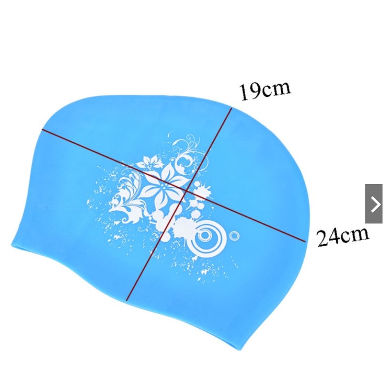Silicone Swimming Cap for Long - Swim Hat Silicone のレビューと価格