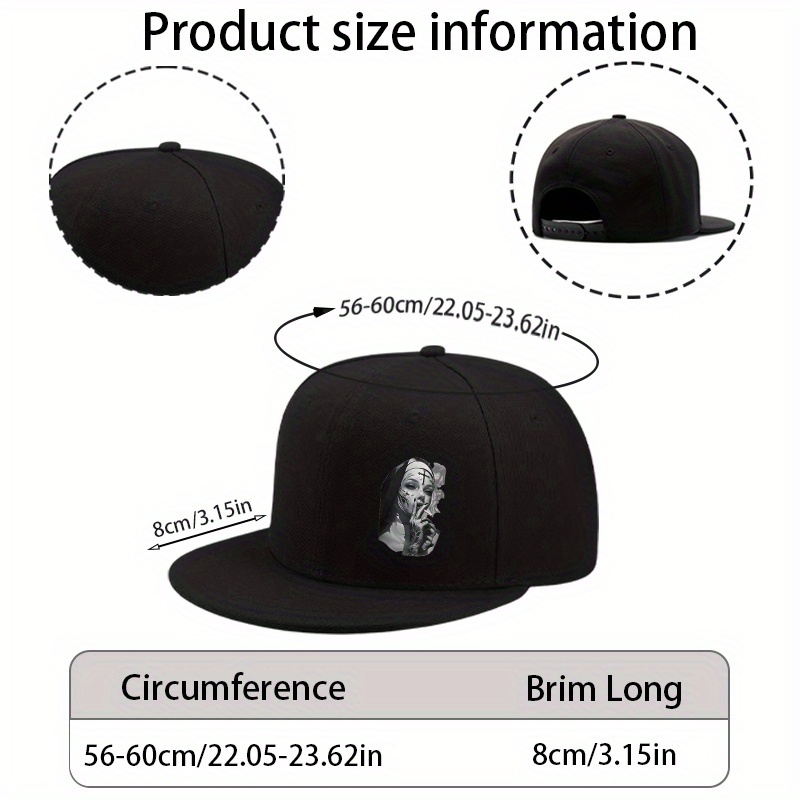 Fashion Flat Brim Baseball Cap - Snapback Hat Flat のレビューと価格